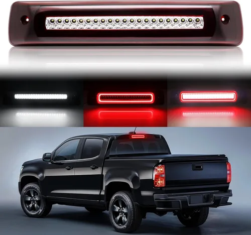 Tercera Luz de Freno LED Compatible con Colorado Canyon 2015-2022, Reemplazo de Tercera Luz de Freno Estroboscópica F1, Luz de Parada de Montaje