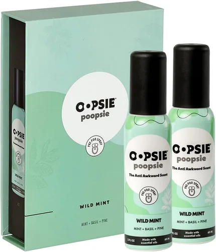 Miniatura 7 de Oopsie Poopsie Aerosol para inodoro, artículos esenciales de viaje, cada uno hasta 300 usos, desodorante de olor de baño con aceites esenciales