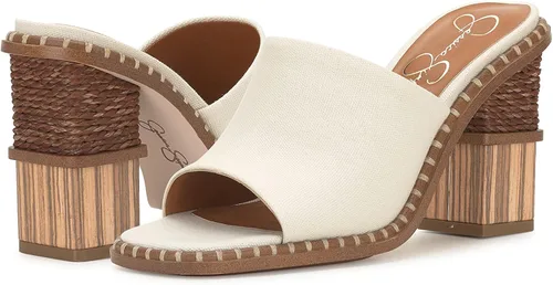 Miniatura 8 de Jessica Simpson Womens Lendrila Leather Slip-On Heels