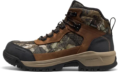 Miniatura 3 de KEEN Utility Botas de trabajo impermeables de 90 grados con punta compuesta para hombre Skokie Hiker Style Mid Height