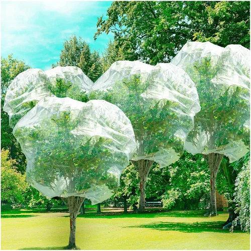 Miniatura 13 de 3 piezas de malla de barrera para plantas, malla de barrera para plantas, redes de pájaros, bolsas de barrera para verduras, frutas, bolsas