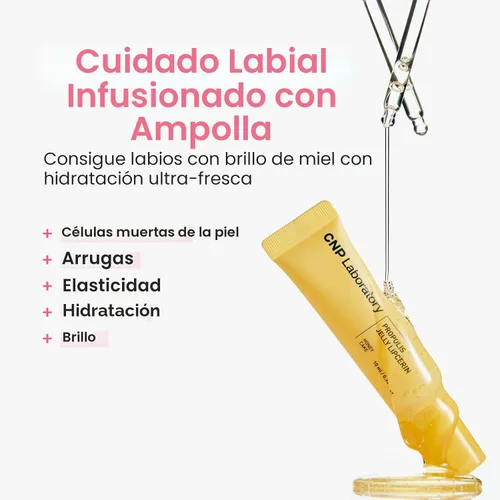 Miniatura 7 de CNP Propolis Jelly Tinted Lipcerin™ - 02 Pink Donut, Bálsamo labial hidratante y brillo con miel de Manuka + ácido hialurónico, Regalos para #2