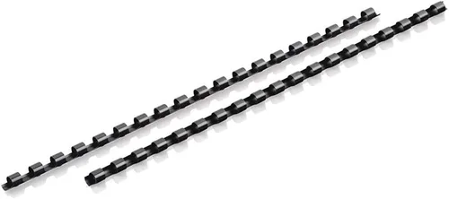 Mead CombBind 4000131 - Espinas de encuadernación, espirales, bobinas y peines, capacidad de 40 hojas, color negro, paquete de 125