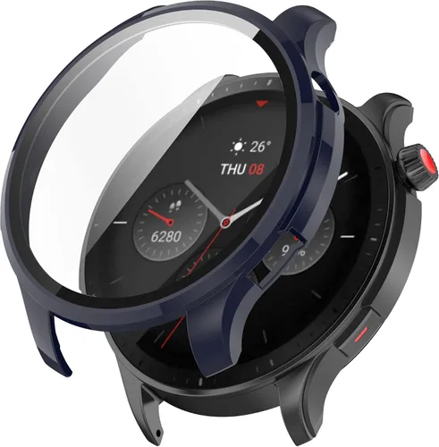 Miniatura 6 de Funda compatible con Amazfit GTR 4 Watch, protector de pantalla completo, carcasa rígida de policarbonato duro, carcasa completa, carcasa