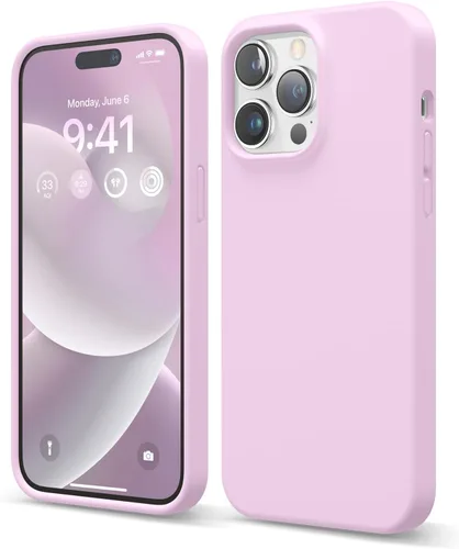 Miniatura 30 de elago Funda compatible con iPhone 14 Pro Max, de silicona líquida, funda protectora de cuerpo completo, a prueba de golpes, funda delgada