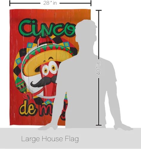 Miniatura 2 de Amigo Chili Cinco de Mayo Casa de Verano Fiesta Mexicana Cactus Piñata al aire libre Verano Sunny Decoración Banner Pequeño Jardín Patio Regalo