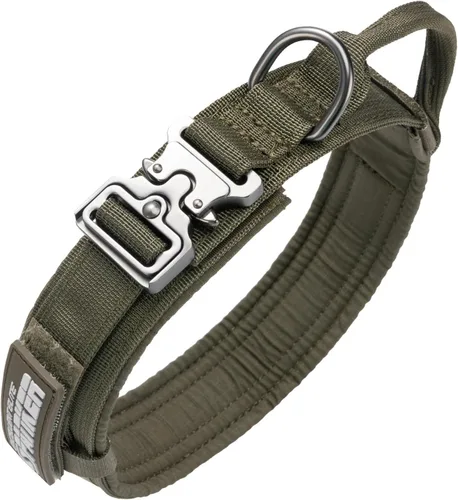 Miniatura 20 de EXCELLENT ELITE SPANKER Collar de nailon para cachorro, ajustable, suave, acolchado, resistente, hebilla de liberación rápida, ligero, sin Negro