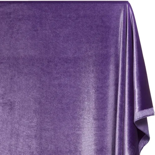 Miniatura 9 de Elástico tela 60" de ancho por el patio de terciopelo para disfraces de costura Apparel Craft Magenta