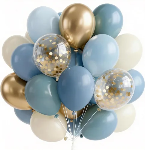 Miniatura 28 de PartyWoo Globos negros y dorados, 66 globos de 12 pulgadas color negro mate cromado metálico dorado para graduación, baby shower, cumpleaños, Año