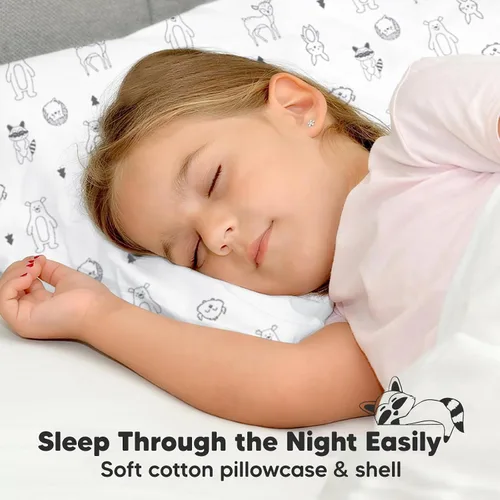 Miniatura 7 de KeaBabies Almohada para niños pequeños con funda de almohada y tamaño jumbo de 14 x 20 pulgadas, almohadas suaves de algodón orgánico para dormir