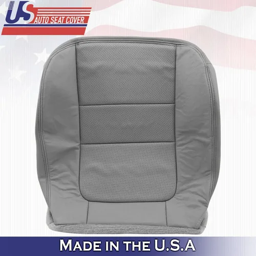 Miniatura 8 de 2001 para Ford F250 F350 Lariat Driver Top & Bottom Perforado Cuero Cubre Gris