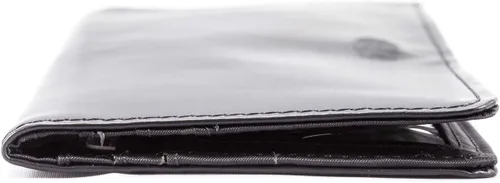 Miniatura 4 de Big Skinny Billetera ejecutiva de piel para mujer con pliegue doble, porta hasta 40 tarjetas
