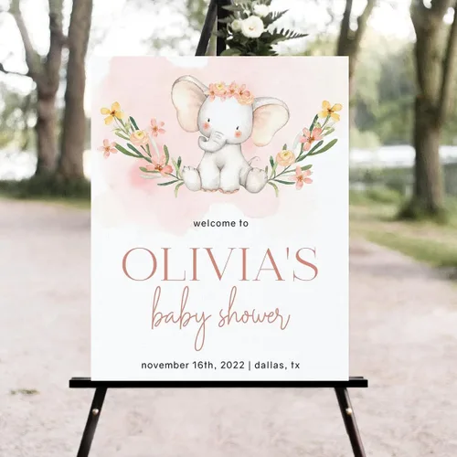 Miniatura 11 de Letrero personalizado de bienvenida para baby shower de baloncesto, letreros deportivos florales para baby shower #7h50