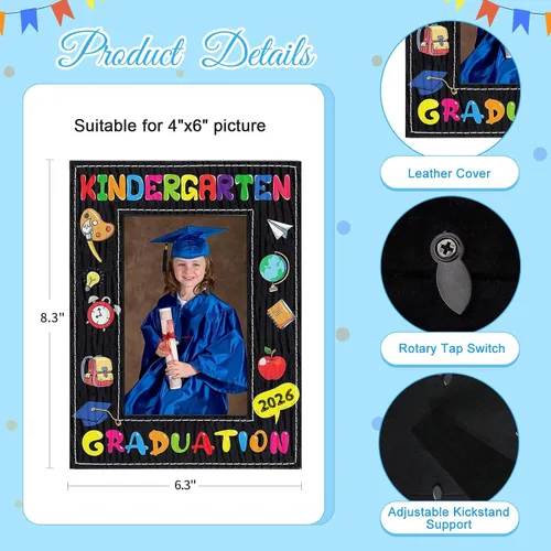 Miniatura 4 de SICOHOME Regalos de graduación de jardín de infantes – Marco de fotos de graduación preescolar preescolar 2026 de 4 x 6 pulgadas, regalo