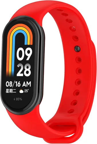 Miniatura 7 de Compatible con Mi Band 8 bandas para mujeres y hombres, correas de repuesto de silicona deportivas femeninas, pulseras de pulsera accesorio correas