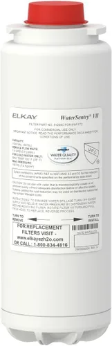 Miniatura 9 de Elkay 51299c_2PK WaterSentry VII - Conjunto de filtro de repuesto para enfriador (paquete de 2), 3.2 x 3.2 x 12 pulgadas, color blanco