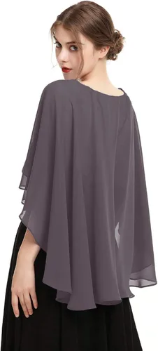 Miniatura 3 de Hotshawl Capelets para mujer chales y envolturas de gasa para vestido de noche capas de boda