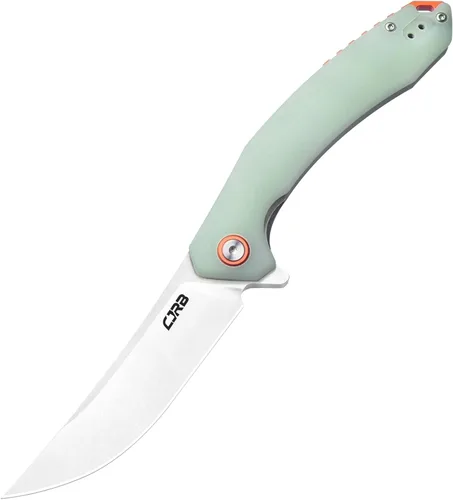 Miniatura 10 de CJRB - Cuchillo plegable Gobi (J1906), con hoja de acero en polvo AR-RPM9, mango G10, de bolsillo, para uso diario, azul Hoja AR-RPM9