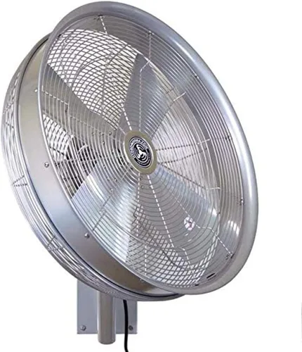 Miniatura 11 de Hydromist Ventilador oscilante de pared para exteriores, control de cable de 3 velocidades, hoja de ventilador de resina dura con soporte de montaje