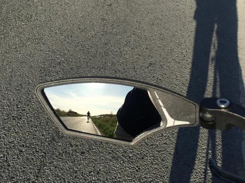 Miniatura 6 de Hafny - Espejo para manubrio de bicicleta – Vidrio HD, ángulo amplio, ajustable 360° de vista trasera – Resistente a roturas, antirreflejos