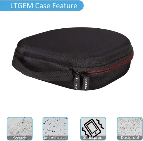 Miniatura 9 de LTGEM - Funda compatible con auriculares inalámbricos Bang & Olufsen Beoplay HX / H95 / H100, bolsa de almacenamiento de viaje para oficina