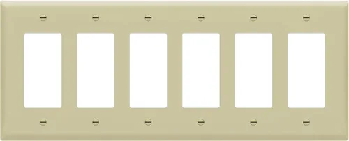 Miniatura 15 de Enerlites decorador de policarbonato/GFCI, tamaño estándar, irrompible, Blanco, 8836-W