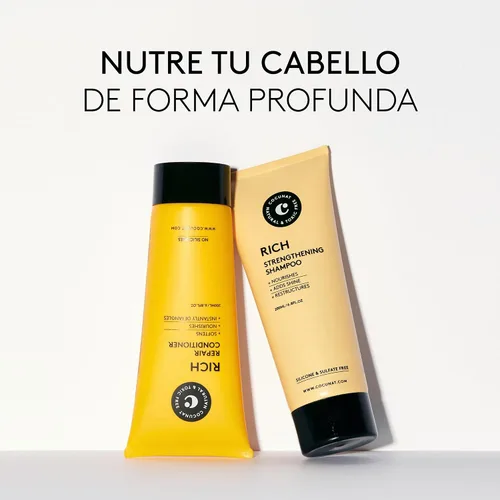 Miniatura 3 de COCUNAT - Paquete rico para cabello seco - Champú y acondicionador natural - Cabello dañado o teñido - Hidrata, nutre y reestructura - Libre