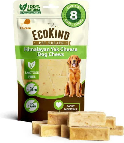 Miniatura 35 de EcoKind Premium Gold Yak Cheese - Masticables para perros del Himalaya, golosinas saludables para perros de todas las razas y tamaños, todo natural