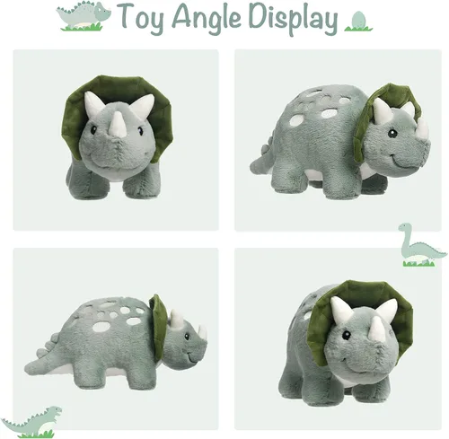 Miniatura 3 de TCBunny - Dinosaurio bebé de 30 cm de peluche para dormir de TCBunny, juguete de peluche para niños, regalos para niños y niñas, cumpleaños, San