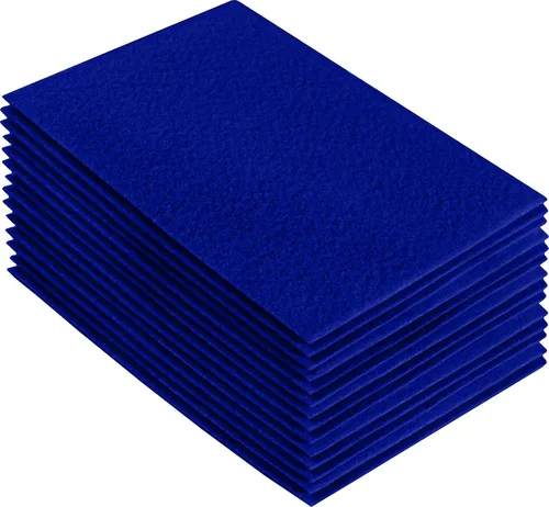 Miniatura 179 de FabricLA Hojas de fieltro acrílico para manualidades, cuadrados de fieltro precortados suaves de 4 x 4 pulgadas (3.9 in x 3.9 in), utiliza hojas