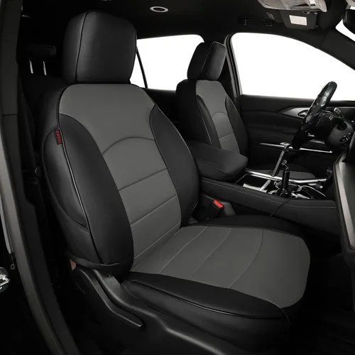 Miniatura 7 de EKR Fundas para asientos Traverse para Chevrolet Traverse LT/LTZ 2015 2016 y LT/Premier 2017, 2ª fila con división 50/50, 7 asientos, juego completo