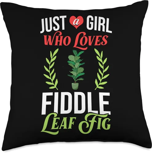 Miniatura 4 de Fiddle Leaf Fig Ficus Lyrata Care Tree Plant Soil Indoor Throw Pillow