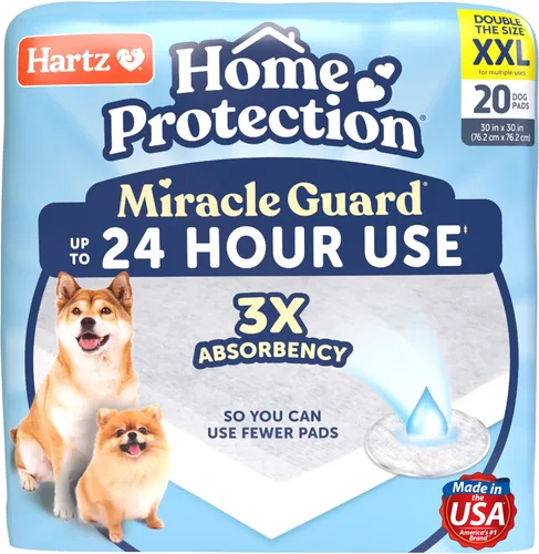 Miniatura 14 de Almohadillas para perros Hartz Home Protection Miracle Guard, tamaño regular 50 unidades, 3 veces más absorbentes y 3 veces más duraderas, no gotean