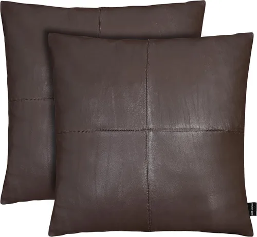 Miniatura 116 de Funda de almohada de piel de cordero – Funda de cojín decorativa para sofá – Fundas para sala de estar y dormitorio, 22 x 22 pulgadas – Paquete de 2