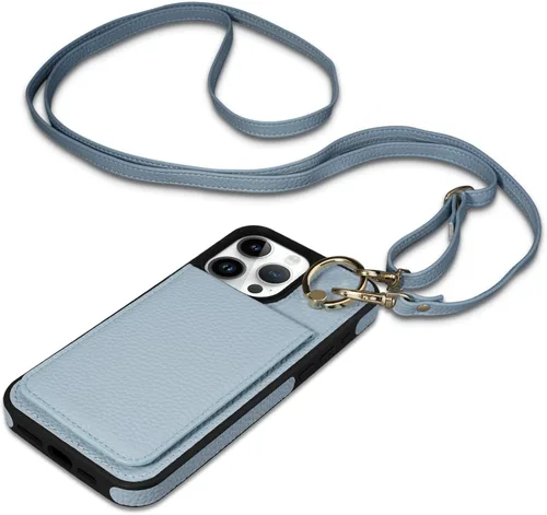 Miniatura 29 de Funda para iPhone 14 Pro Max de 6.7'', Funda Cartera Cruzada Desmontable con Ranuras para Tarjetas con Bloqueo RFID, Soporte de Anillo de 360°