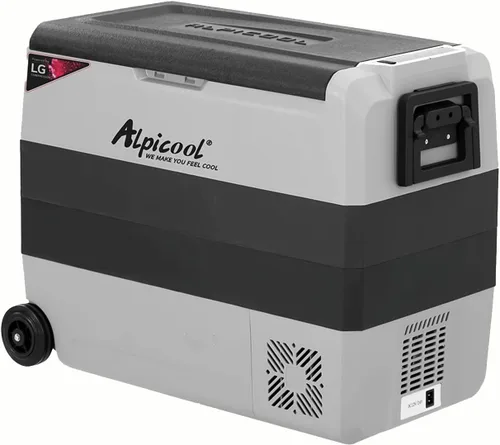 Miniatura 9 de Alpicool T50 Control de temperatura dual de 12 voltios, refrigerador portátil de 53 cuartos para coche, congelador (-4 °F ~ 68 °F) para camión, RV