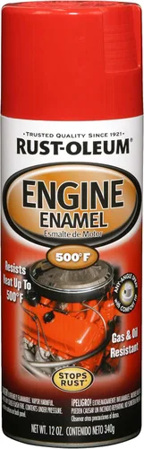 Miniatura 5 de Rust-Oleum 248948 Pintura en aerosol de esmalte para motor, 12 onzas, rojo Ford