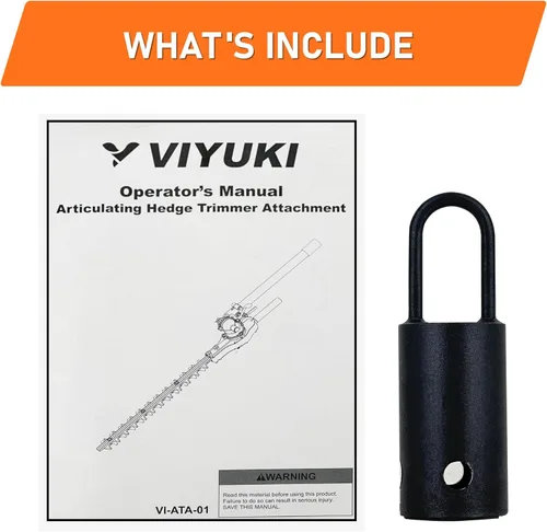 Miniatura 6 de Accesorio articulado para cortasetos de 16 pulgadas universal para Troy-Bilt, Remington, Craftsman, máquinas de patio, Yardman, Snapper, Bolens