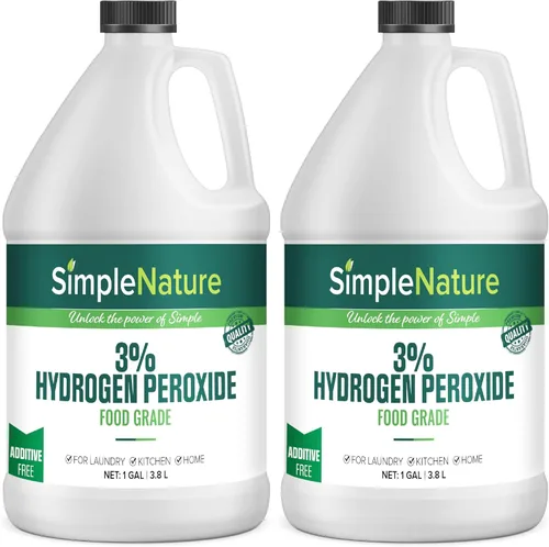 Miniatura 17 de SimpleNature 12% de peróxido de hidrógeno de grado alimenticio (16 onzas líquidas), limpiador natural multiusos, fabricado en Estados Unidos, ideal