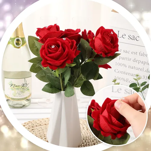Miniatura 3 de 400 alfileres de diamantes para ramilletes de cristal, ramillete de boda, diamantes de imitación, diamantes de imitación florales, accesorios