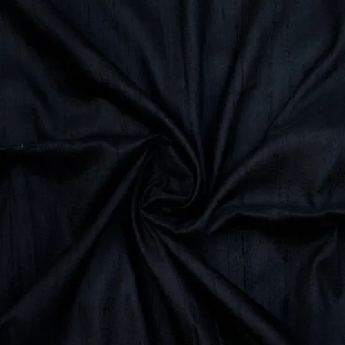 Fabric Mart Direct Tela Dupioni de seda negra por el patio, 41 pulgadas o 40.9 in de ancho, 3 yardas continuas Tela de seda negra, Dupioni de seda