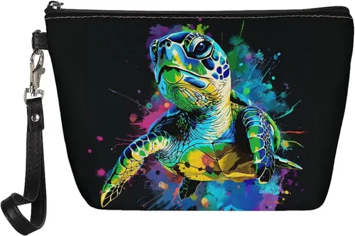 Miniatura 37 de HUGS IDEA Bolso animal del maquillaje de la impresión de la moda de las mujeres de la PU de, Negro (Dachshund), Chico