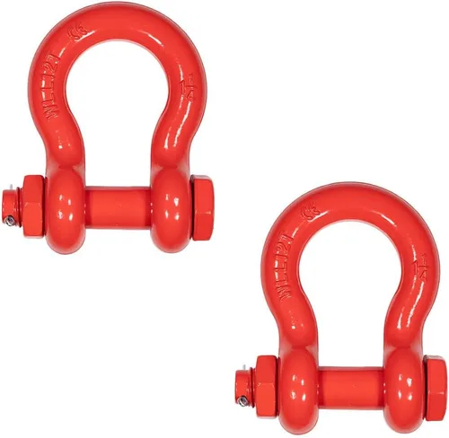 Miniatura 34 de Mytee Products - Grillete de anclaje forjado de 5/8" de acero al carbono con tornillo de aleación, 3.25 toneladas (6,500 libras) de capacidad de 20