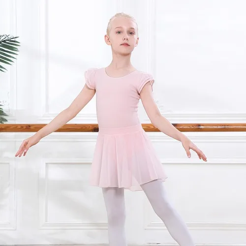 Miniatura 3 de DIPUG Leotardos de ballet para niñas, combo de leotardo de baile extraíble para niñas pequeñas