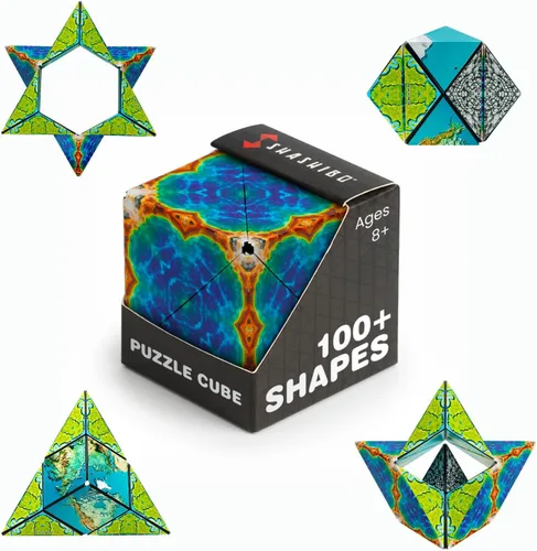 Miniatura 30 de Shashibo Juguete sensorial antiestrés para adultos y niños, juguete para aliviar el estrés para adultos, adolescentes y niños, juguetes geniales
