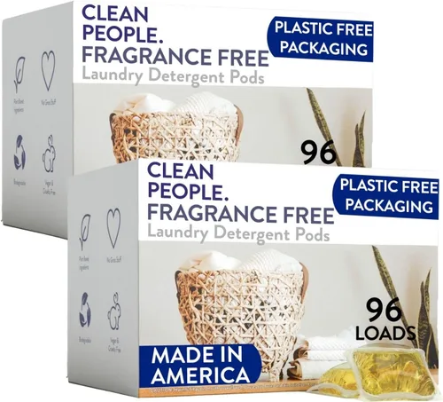 Miniatura 26 de The Clean People Cápsulas de detergente para ropa - Envase reciclable, hipoalergénico, lucha contra las manchas - Jabón de ropa ultraconcentrado
