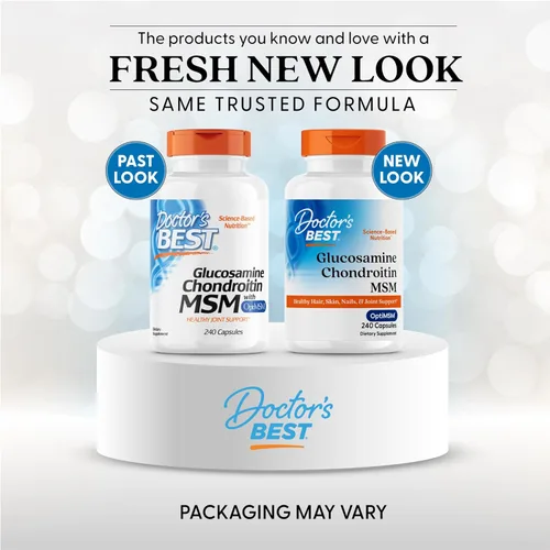 Miniatura 2 de Doctor's BEST Glucosamina condroitina MSM - Suplemento de apoyo a la salud articular para mujeres y hombres, apoyo nutricional para la fuerza