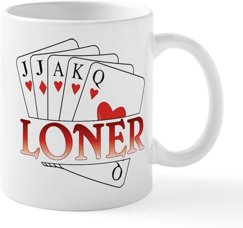 Miniatura 48 de CafePress Euchre Champ Mugs Taza de café de cerámica de 11 oz (11.0 fl oz)