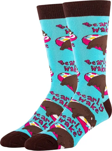 ooohyeah Womens Colorful Novelty Wild Life Animal Crew Socks, Funny Cotton Causal Fashion Dress Socks