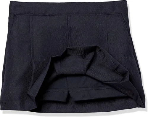 Miniatura 3 de Nautica Falda plisada de uniforme escolar para niñas con pantalones cortos, cintura tejida